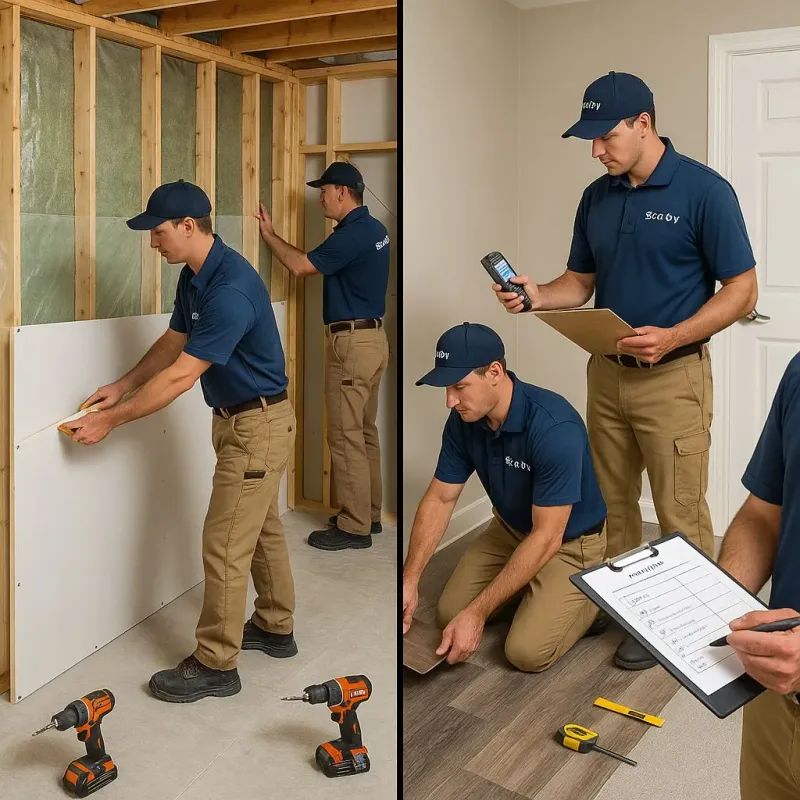Repairs and Reconstruction process in Bolivar, NY